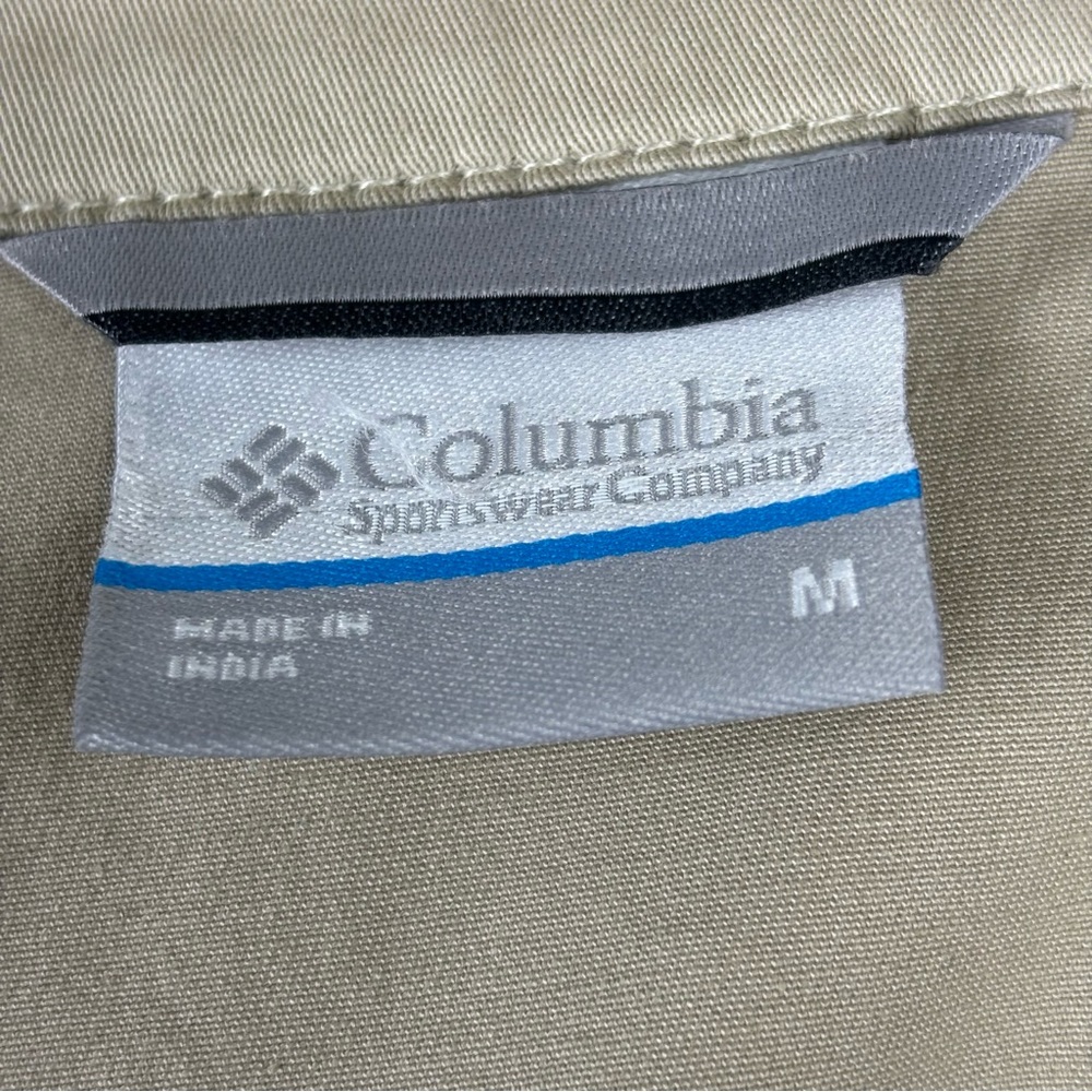 Columbia Jacket Lightweight Windbreaker Waist Drawstring Womens Tan Size Medium - Picture 10 of 11